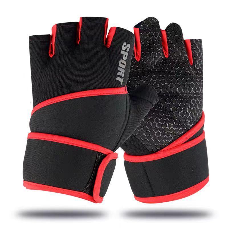 Fitness Gloves Men Women Silicone Nonslip Workout Hand Protection For Gym And Cycling