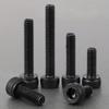 100pcs M3 High Carbon Steel Hex Socket Screws Kit with Nuts About 6-25mm for 3D Printers DIY