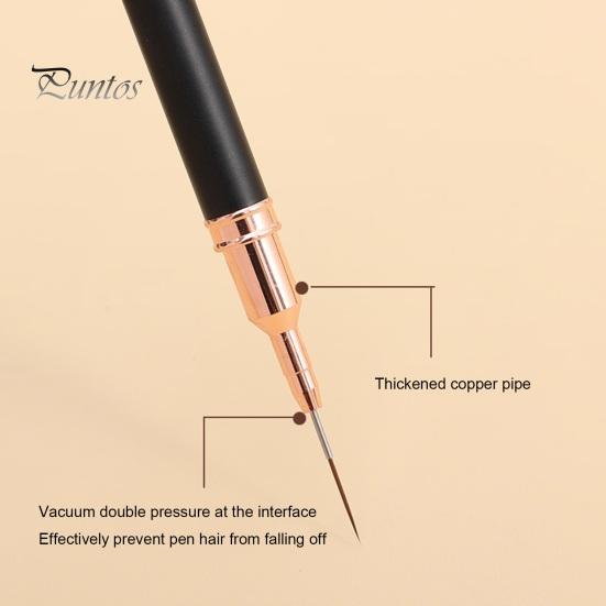 5 tk küünekunsti pliiatsid Tugevad, pika elueaga, õrna disainiga peene joonega joonistuspintsel kauni küünekujunduse jaoks