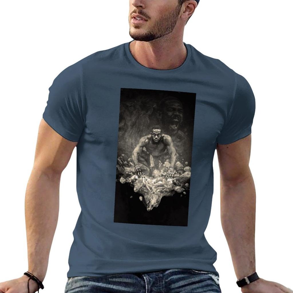 Jon Jones T-Shirt T-Shirt Personalisiertes T-Shirt Für Unisex Baumwoll-T-Shirt 100% T-Shirt