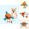 Durable Abs Tpr Dog Chew Ball With Treat Release For Interactive Play And Mental Stimulation
