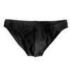 1PC Cotton Tanga Breathable Men's Panties Elastic Underwear Solid Color Low Waist Briefs Waistband Mens