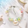 Cute Charm Female Irregular Crystal Pearl Seashell Adjustable Bracelet Silver Color Ocean Vacation Jewelry For Women
