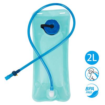 Pungă de Apă Pliabilă cu Tub de Băut 2L Vezică de Hidratare Etanșă Accesoriu Unelte de Exterior Pachet de Hidratare Sac de Apă pentru Drumeții