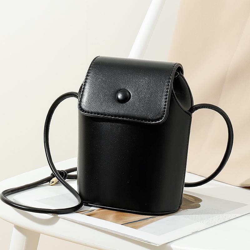 

Корейская версия PU сумка для мобильного телефона ретро женская сумка-ведро мини-сумки повседневная высококачественная женская сумка через плечо