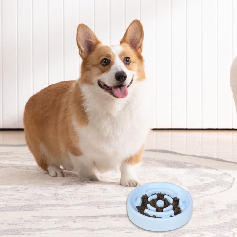 Durability Slow Feeders Bowl Regulable Dog Slow Feeders Comfortable Cats Bowl for Slow Eating