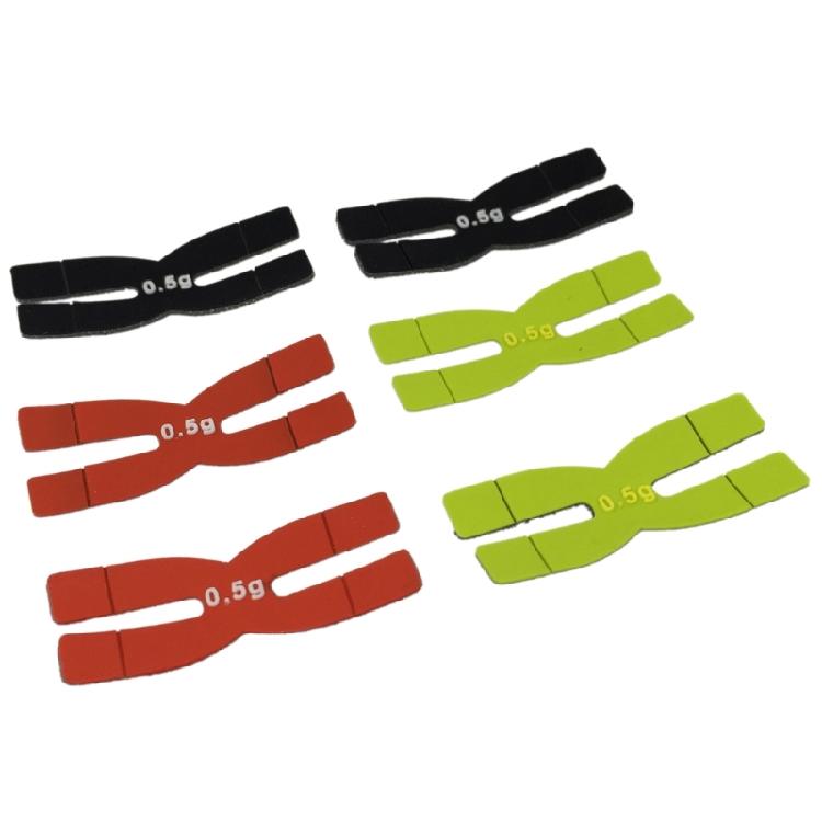 3Pcs Badminton 0.5g Racket Head Balance Strips H-shaped Tennis Racquet Weight