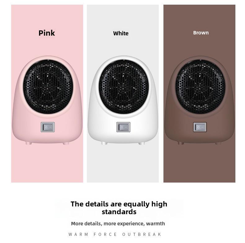 Compact Electric Desktop Heater: Fast Heating for Home or Office Use