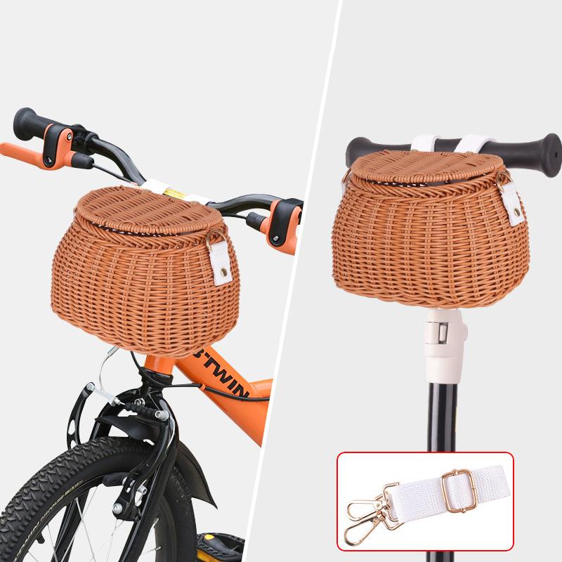 Детские велосипеды Корзина Пластиковые плетеные велосипеды Корзина Детские велосипеды Плетеная корзина