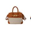 Geantă Kelly la modă și de nișă, de mână, ușoară, de lux, cu blocare a culorilor, geantă crossbody cu un singur umăr