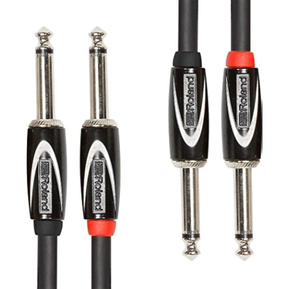 Roland Roland Black Series Cable RCC-5-2814 1.5m TS Phone (Dual) - TS Phone (Dual)
