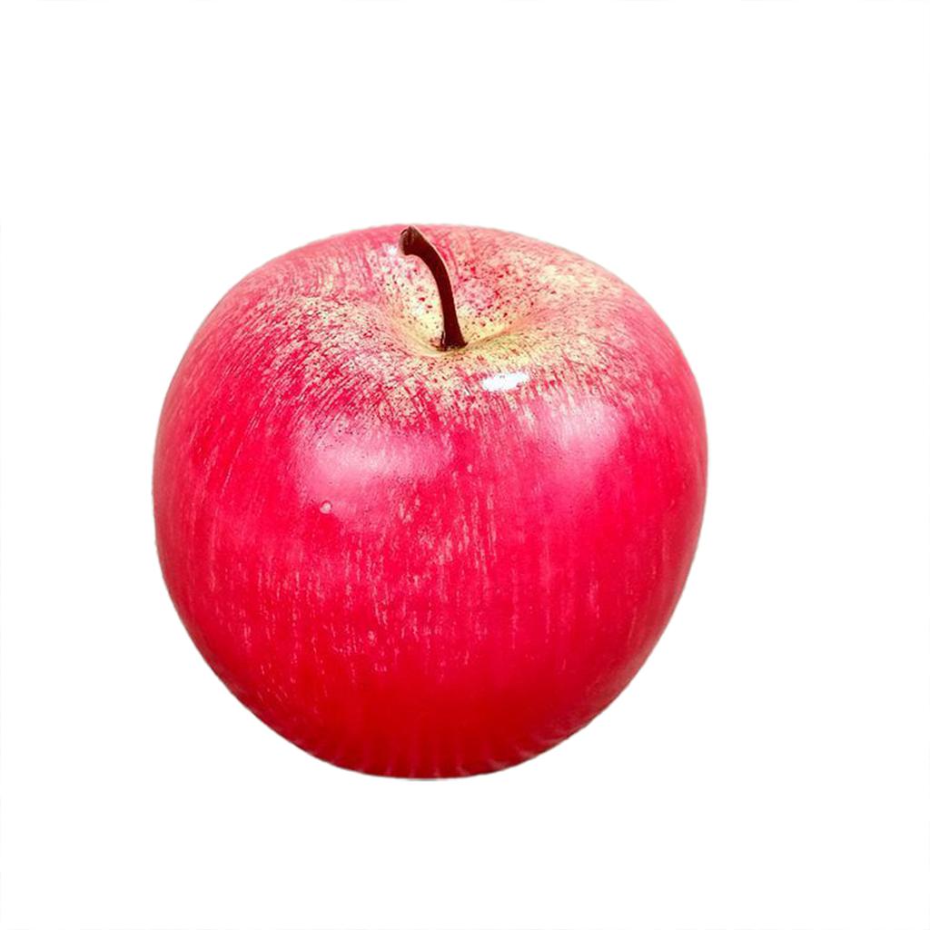 1pcs Artificial Fruit Fake Apples Lifelike Food Kitchen Fake Display For Party Decor Shop Kitchen Home Decoration Accessories