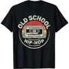 Vintage Retro Old School Hip Hop 80s 90s Kazetová Hudba Tričko Pánské Krátký Rukáv Letní Módní Košile Ležérní Streetwear Pánské Topy
