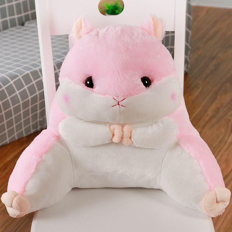 Cozy Hamster Lounger Back Pillow Plush Pp Cotton For Better Lumbar Support