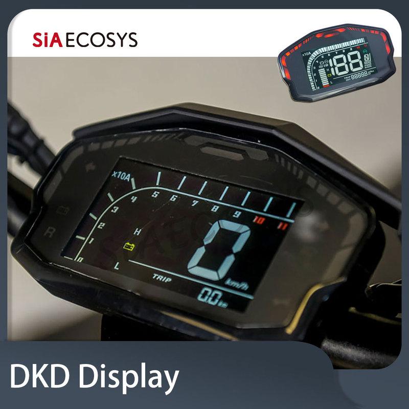 SIAECOSYS DKD LCD Display Electric Scooter Motorcycle DKD Speedometer Digital Display for Fardriver and VOTOL Controller