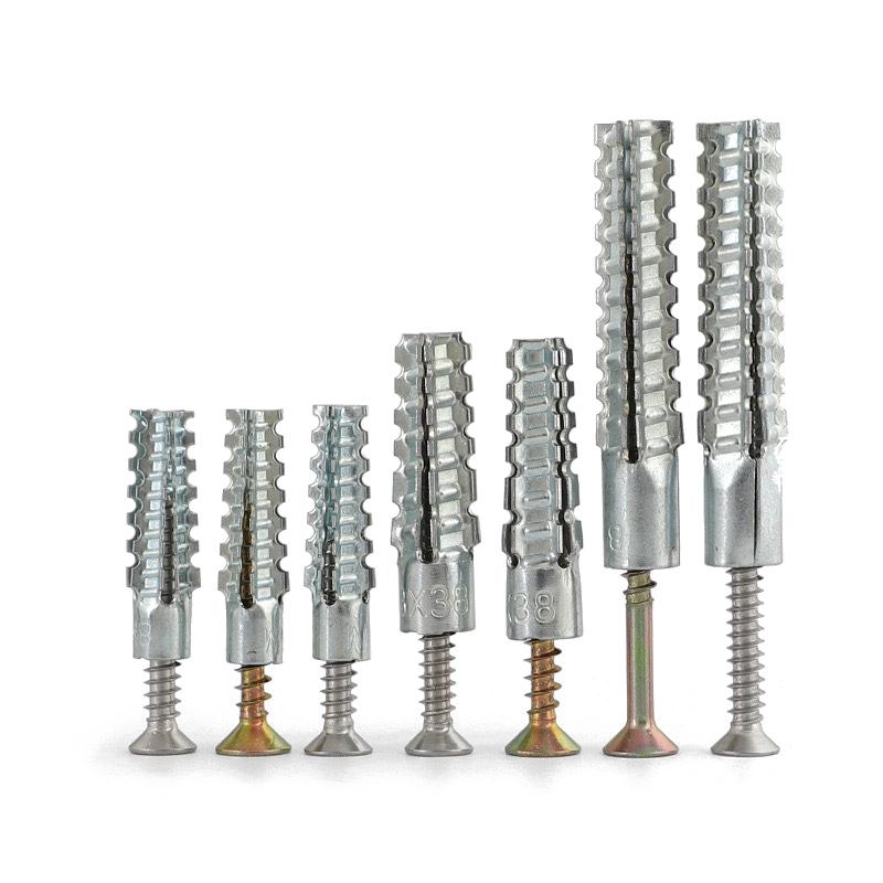 Light Duty Metal Expansion Anchors 1Pcs Strong Load Anti-Loosening Design for Household Shelf Mounting Repair