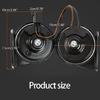 2 Pieces Direct Replacement Heavy Duty Loud And Clear Car Horns Tailored For Vehicles Between 2015 And 2022 Model Years