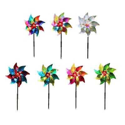 Fruit Garden Reflective Windmills Children Kids Toys Bird-Scaring Wind Spinner Easy Installation Garden Orchard Protection