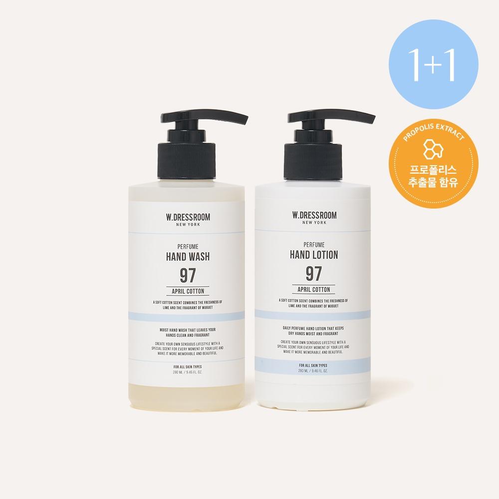 [1+1] Perfume Hand Wash/Hand Lotion 280ml Apricot Blossom