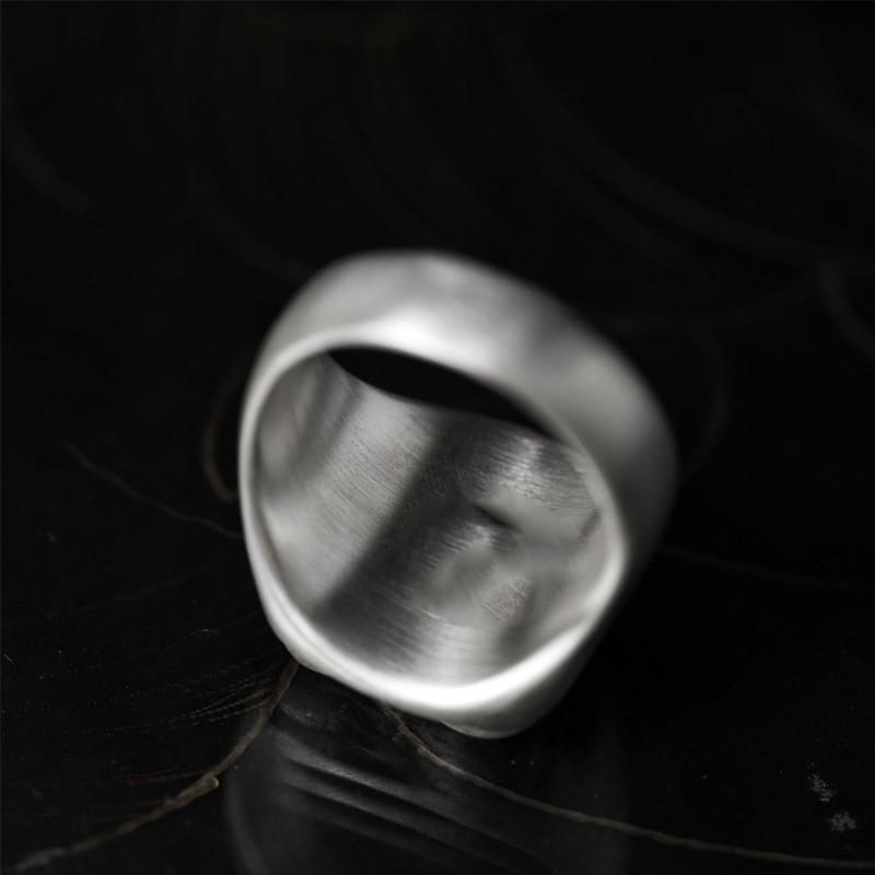 Adjustable Open Ring With Buddha Motif Vintage Style Mens Womens Bohemian Statement Jewelry