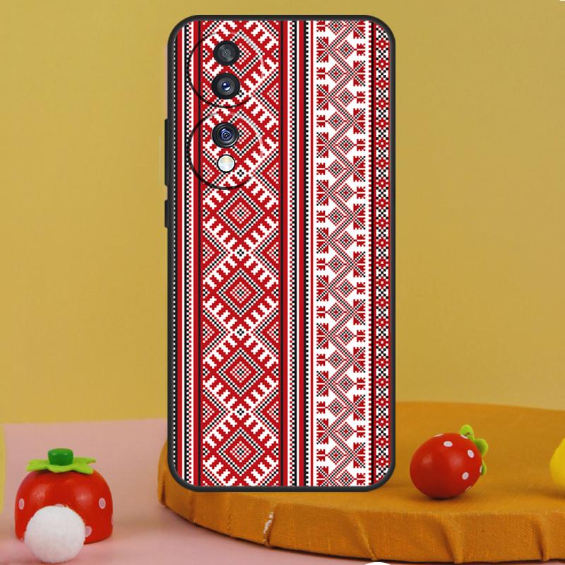 Ukraine Ornament Pattern Case For Honor 200 Pro X9a X9c X8a X7a X6a X7 X8 X9 X8b X9b 50 70 90 Magic 5 6 Lite Cover