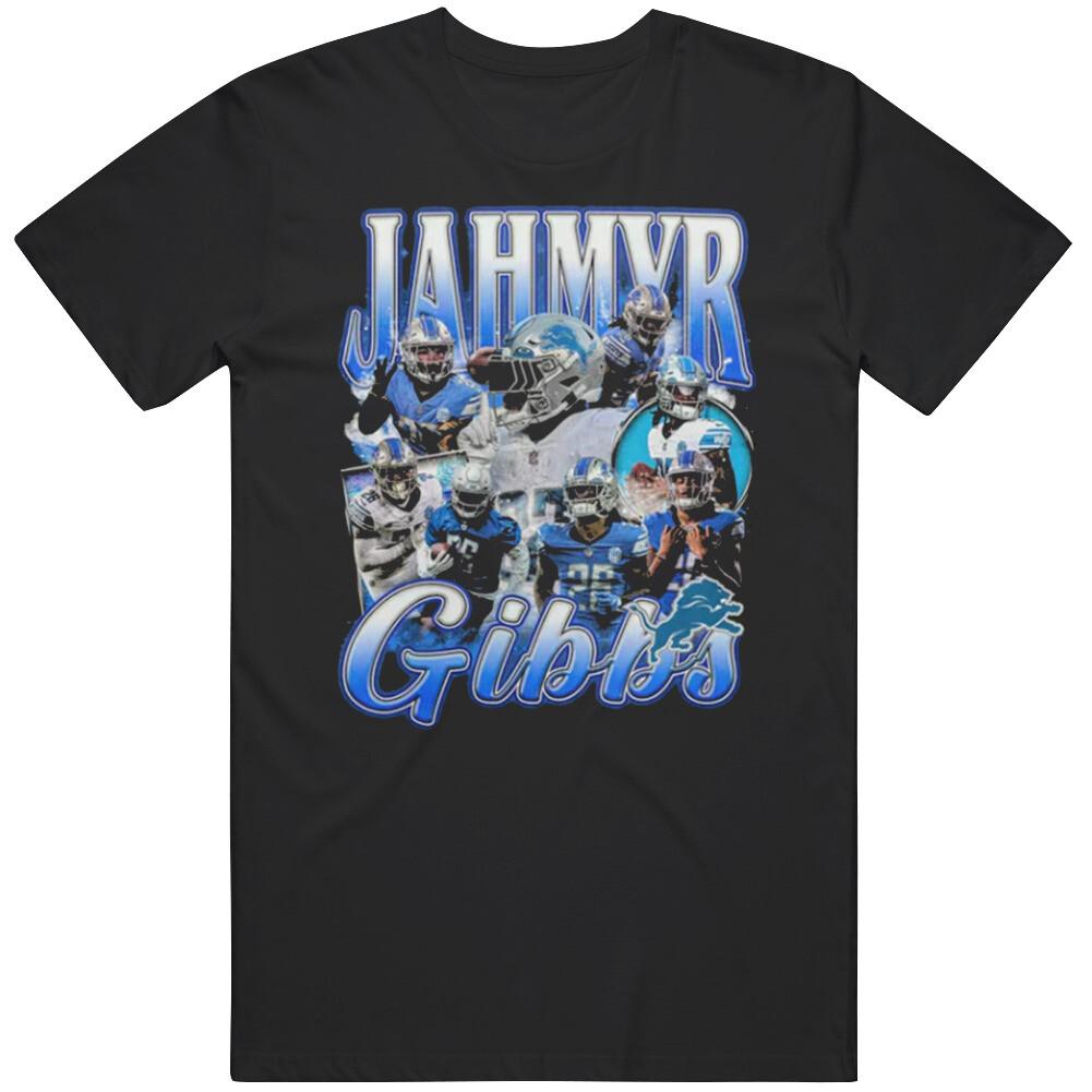 Vintage 90s Graphic Style Jahmyr Gibbs T Shirt Mens Womens Tees Top 2XL