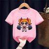 Girls Super Powerful Blouse Training Streetwear Tshirt Kids Shirt Academy Fitness Tshirt