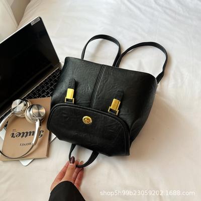 Shoulder Bag College Style Fashion Backpack Women's Autumn New High-end Retro Feeling Portable Small Backpack