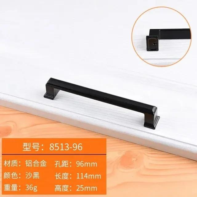 Schwarze Griffe Möbel Schrankknöpfe Muebles Griffe Küchenschubladenknöpfe Schrankgriffe Schrankknöpfe