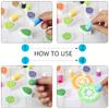 Professional Craft Finger Sponge Daubers Set - &, Durable ABS Material, for Card Making, Painting, Stamping, Ink, Artistic Use