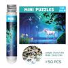 Fantasy Unicorn+Photo Frame 150 Mini Test Tube Puzzle World Famous Painting Series Travel Puzzle YC-M