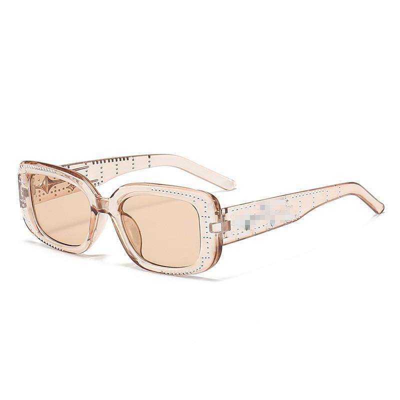 Sunglasses Female Meteor Light Luxury Sunglasses Small Square Starry Sky Model With Goods Tide Han Glasses Fashion