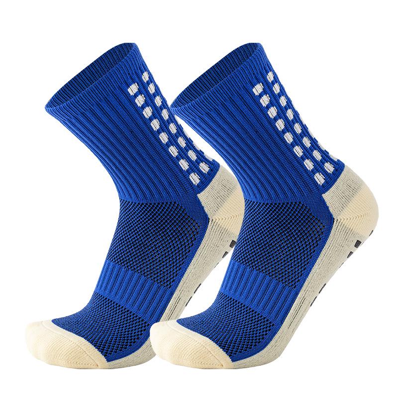 Unisex rutschfeste Sportsocken bis zur Wade mit Gel-Grip & gepolsterter Sohle - Atmungsaktiv für Yoga & Fußball