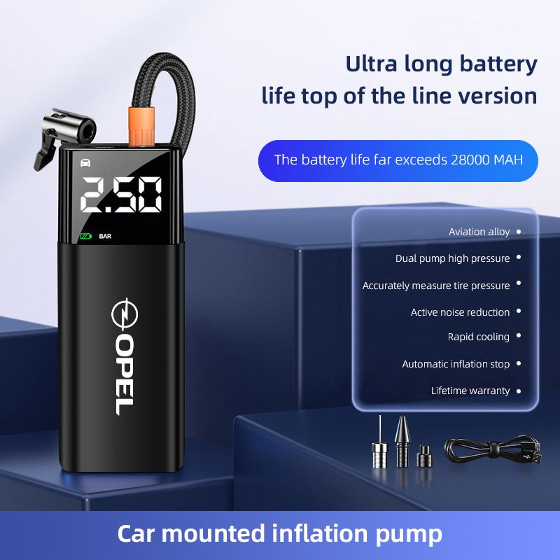 Автомобільні аксесуари Портативний насос Автомобільний мобільний павербанк Інструмент для Opel Astra Insignia Vivaro Corsa Mokka Zafira Vectra OPC