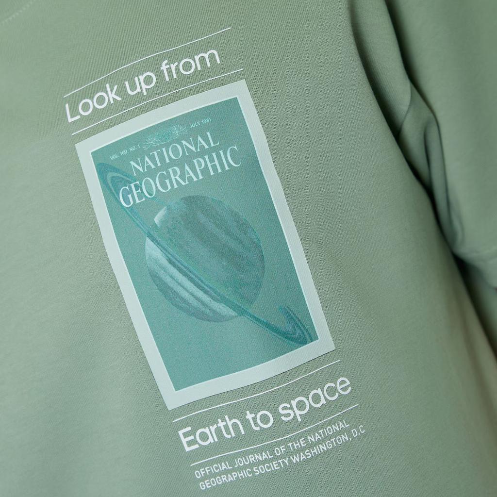 adidas Terrex X Współpraca z National Geographic Ng U Ar F Gfx T Amerykańska Odzież Outdoorowa Szybkoschnący Retro Sportowy T-shirt z Krótkim Rękawem Unisex Top JD5963