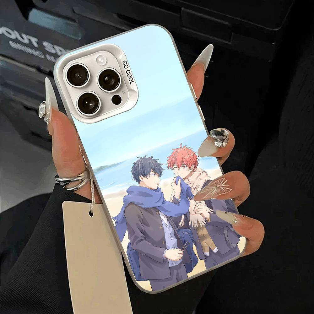 

Дано - BL- Аниме Рицука Мафую Сато Чехол для телефона Для IPhone 17 Air 16 15 14 13 12 11 Pro Max Белый Серебристый Жесткая Крышка iPhone12ProMax