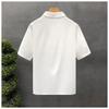 Men's Deconstructed Fake Two Piece Short Sleeve Polo Shirt Casual Fashion Top