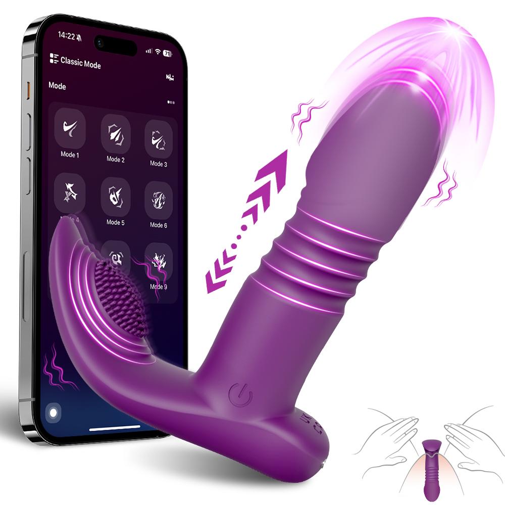 APP Bluetooth Control Sexy Adult Female Vagina Vibrator Female Clitoris Stimulator Dildo Vibrator Adult Sex Toys for Women 18