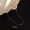 Fashionable 925 Sterling Silver Snake Chain Necklace for Women – Simple, High-End, Versatile Layering