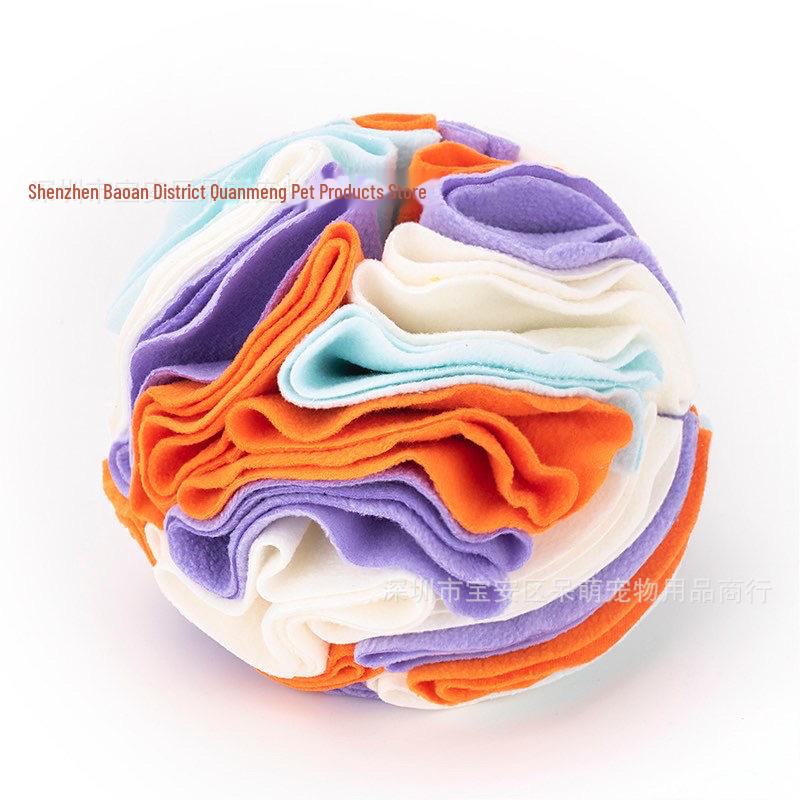 "Upgraded Dog Snuffle Ball - Interactive Pet Sniffing Toy for Snacks"
