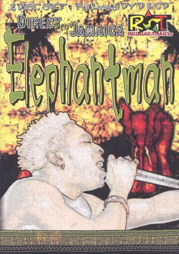 DVD ELEPHANT MAN - Na żywo na Jamajce TBO2077 2B1 Records US Reggae, Ska & Dub Używane