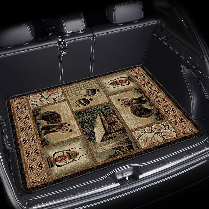 

Коврик для багажника автомобиля, прочный, водонепроницаемый, пылезащитный, легко моется, прочный, нескользящий, протектор заднего сиденья, антигрязевой коврик 75*100cm