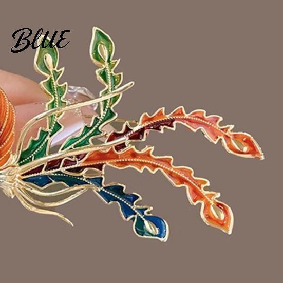 Phoenix Design Lapel Pin Brooch Retro Style with Faux Pearl