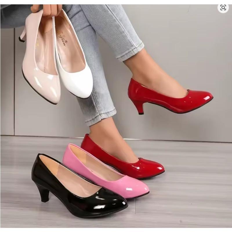 Women Pumps Nude Shallow Mouth Women Shoes New Office Work Wedding Party Shoes Ladies Low Heel Shoes Summer Heels Woeman