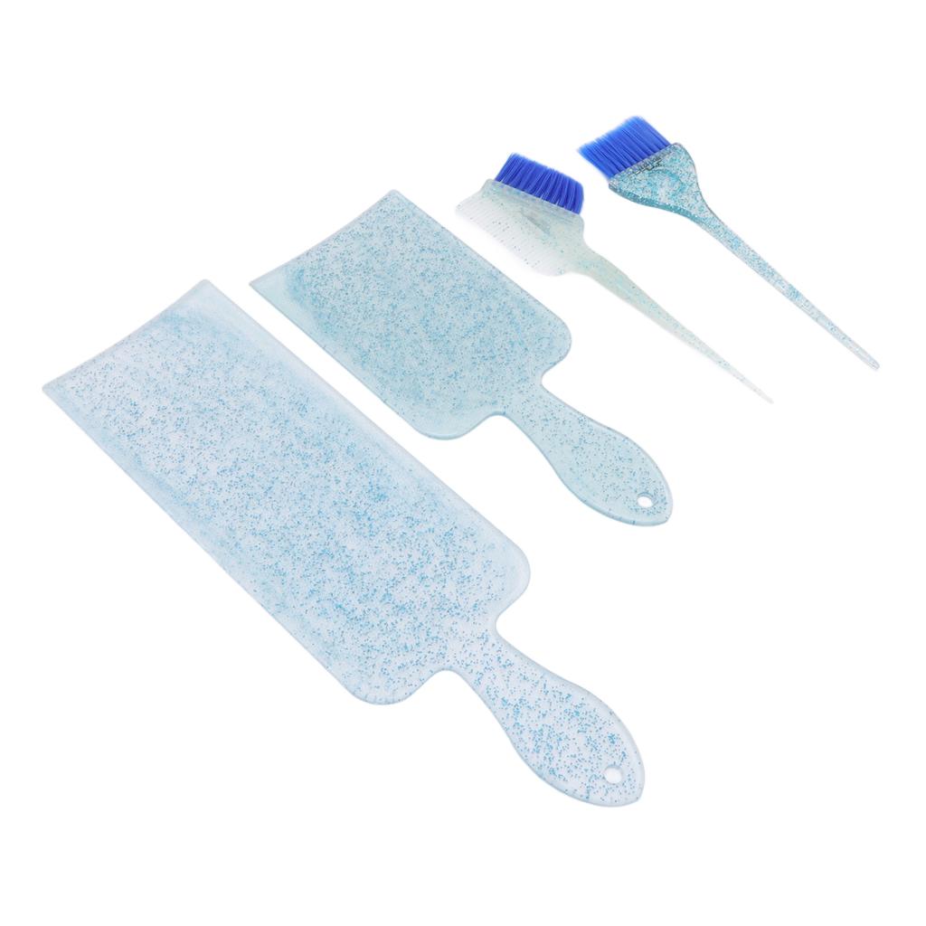 Hair Dye Board Brush Prevent Slip Soft Bristles Portable Exquisite Hair Coloring Kit for Home Salon