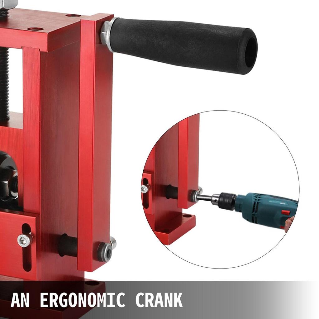 1.5-20mm Copper Wire Stripping Machine 1 blade Cable Stripper Scrap Metal Recycle Wire Stripping Tool Manual & Semi-automatic Red