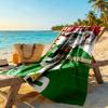 Cristiano Ronaldo Customize Your Name Beach Towel Super Soft Microfiber Quickdry Fabric Perfect for Traveling Yoga Camping and Swimming