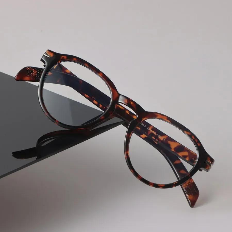 Minimalist Luxury Transparent Glasses Cool Round Frame Eyeglass Women Men Cool Clear Lens Frame Glasses