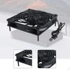 USB Computer Fan 1500RPM Electronic Cooling Quiet for Cabinet Case Greenhouse