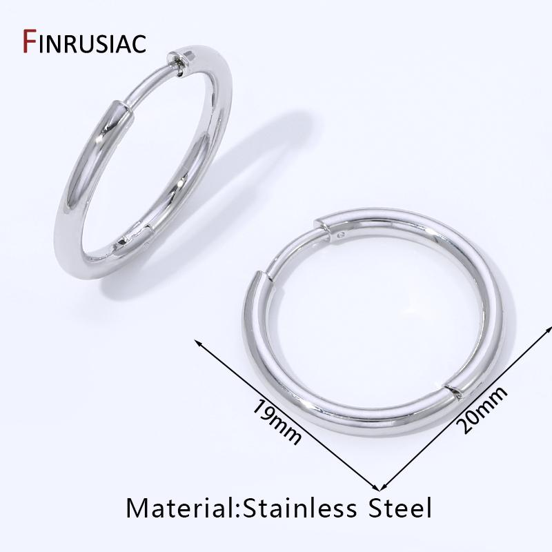 14K Gold Plated Brass Round Hoop Earring For Women Girls Fashion Circle Ring Earrings  Wedding Party Gifts